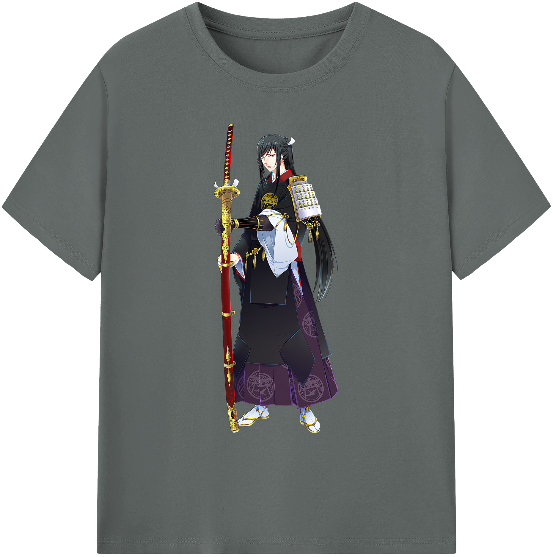 （画像用） 刀剣乱舞 Touken Ranbu 綿100％ メンズ半袖Tシャツ｜肌触りやわらか＆通気性